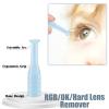 6PCS Hard Contact Lens Remover Tool with Storage Box Contact Lens Case Inserts Removes Reusable Suction Cup Remover Contact Plunger Eye Contact Remover for RGP/OK/Hard Lenses Daily Care (blue) view 3