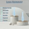 6PCS Hard Contact Lens Remover Tool with Storage Box Contact Lens Case Inserts Removes Reusable Suction Cup Remover Contact Plunger Eye Contact Remover for RGP/OK/Hard Lenses Daily Care (blue) view 4