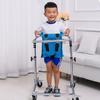 Adjustable Wheel Walker for Kids, Children's Walking Frame for Junior Standing and Mobility Support, Assistive Equipment for Cerebral Palsy, Height 31.5-47.2 inches view 3