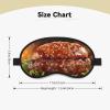Hamburger Steak Fast Food Sleep Mask for Men Women Blackout Eye Masks for Sleep, Relaxing Zero Pressure Night Blindfold Soft Breathable Eye Cover for Travel, Night Work, Nap, Office view 4