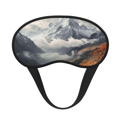 Mountain top Clouds Sleep Mask for Men Women Blackout Eye Masks for Sleep, Relaxing Zero Pressure Night Blindfold Soft Breathable Eye Cover for Travel, Night Work, Nap, Office