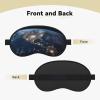 Earth from The Outer Space Sleep Mask for Men Women Blackout Eye Masks for Sleep, Relaxing Zero Pressure Night Blindfold Soft Breathable Eye Cover for Travel, Night Work, Nap, Office view 2