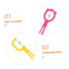 ARTSEWPLY 3pcs Tongue Tip Exerciser Set for Speech Therapy Tongue Muscle Trainer for Boy Girl Promotes Jaw Stability and Oral Function Compact and Portable Design for Language Rehabilitation view 3