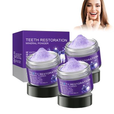 2025 Microcrystalline Hydroxyapatite Powder, Nano Hydroxyapatite Toothpaste, Teeth Restoration Mineral Powder, Deep Cleaning Care Tooth (3pcs)