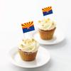 100 Pcs Arizona Toothpick Flag Mini Small Arizona Cupcake Topper Flags view 3