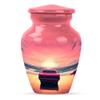 KARYLIZ Red Car Urns for Ashes - Pink Mini Urns for Human Ashes Adult Male - Sunset Ash Container for Adults - Funeral Urn Small Burial Keepsakes for Dad & Mom 3 Inch view 1