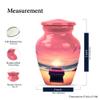 KARYLIZ Red Car Urns for Ashes - Pink Mini Urns for Human Ashes Adult Male - Sunset Ash Container for Adults - Funeral Urn Small Burial Keepsakes for Dad & Mom 3 Inch view 2