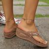 Betadog Women's Orthopedic Leather bu Adjustable Sandals with Comfortable Plantar Fasciitis Arch Support (Brown, 6) view 2
