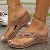 Betadog Women's Orthopedic Leather bu Adjustable Sandals with Comfortable Plantar Fasciitis Arch Support (Brown, 6) view 3