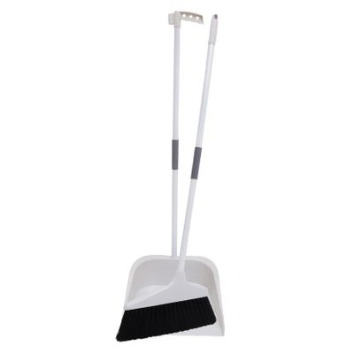 BESTYASH 1 Set Soft Bristle Broom and Dustpan Kit Easy to Use Floor for Home Lightweight Dustpan Broom Set for Efficient Dust and Debris Collection