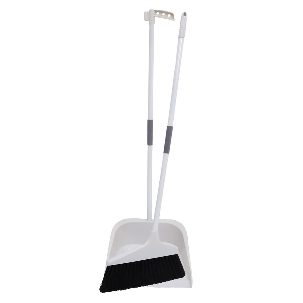 BESTYASH 1 Set Soft Bristle Broom and Dustpan Kit Easy to Use Floor for Home Lightweight Dustpan Broom Set for Efficient Dust and Debris Collection
