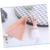 SHERCHPRY Mini Broom and Dustpan Set 4-Piece Cleaning Tools for Household Desktop and PET Care Sturdy and Compact Design in Pink view 4