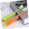 BATHVEVE 4pcs Boy Girl Toothbrush Soft Bristle Carrot Design Daily Use Manual Toothbrushes for Boy Girl Eye-catching Colors for Home Use and Sharing Friends view 3