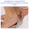 120pcs Self Adhesive Invisible Heel Anti-Wear Sticker,Waterproof Anti Wear Foot Care Heel Protection Pad, Heels Stickers Transparent Thin for High Heels for Prevent Heels Rubbed 1.72.6in view 2