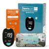 HeartsCare C1 Plus Total Cholesterol Meter Test Kit at Home with TC 10 count with 3D bluetooth HeartsHome app. view 1