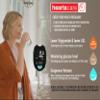 HeartsCare C1 Plus Total Cholesterol Meter Test Kit at Home with TC 10 count with 3D bluetooth HeartsHome app. view 2