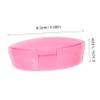 VOSAREA Portable Denture Overnight Container Toothbrush Case Plastic Tooth Storage Box Denture Cleaning Case Tooth Keepsake Box view 2