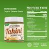 FEASTICA USDA Organic Tahini, 10 oz 100% Organic Sesame Paste, Gluten-Free, Non-GMO, Vegan, Keto-Friendly (Pack of 1)) view 2