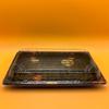 Large Sushi Trays with Lids 6.5 X 4.5 inch - Disposable Sushi Containers, Plastic To Go Containers (200) view 1