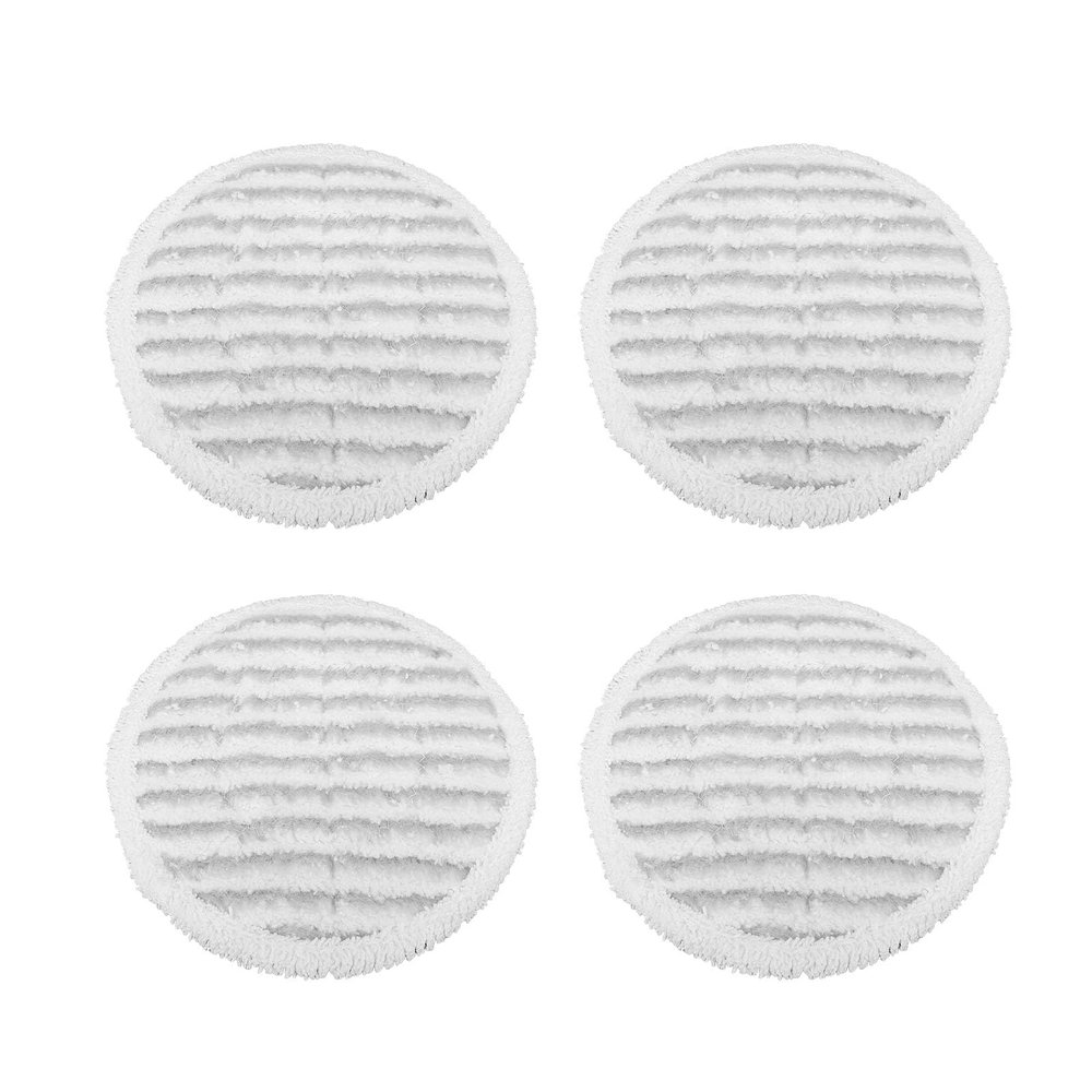 Steamer Mop Pad Replacement Microfiber Washable Powerful Cleaning Performance Durable Long Lasting Use for Shark S7001 S7000AMZ S7000 S7001TGT S7201 S7005 S7020 Series 4 Pack (Gray Stripe)