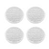 Steamer Mop Pad Replacement Microfiber Washable Powerful Cleaning Performance Durable Long Lasting Use for Shark S7001 S7000AMZ S7000 S7001TGT S7201 S7005 S7020 Series 4 Pack (Gray Stripe) view 1