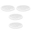Steamer Mop Pad Replacement Microfiber Washable Powerful Cleaning Performance Durable Long Lasting Use for Shark S7001 S7000AMZ S7000 S7001TGT S7201 S7005 S7020 Series 4 Pack (Gray Stripe) view 3