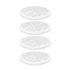 Steamer Mop Pad Replacement Microfiber Washable Powerful Cleaning Performance Durable Long Lasting Use for Shark S7001 S7000AMZ S7000 S7001TGT S7201 S7005 S7020 Series 4 Pack (Gray Stripe) view 4