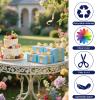 PLULON 60 Sheets Sky Blue Tissue Paper for Gift Bags Flower Wrap 14" x 20" view 2