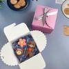 15PCS Small Gift Boxes, Pink Gift Box with Grey Ribbon Wedding Favor Boxes Fancy Gift Boxes with Lids for Women Anniverary,Birthday,Party,Homemade Chocolate Cookie, 4.7x4.7x3.5 inch(L,Pink) view 4