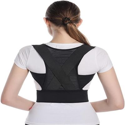 YHJCMBWLBBSH Posture Corrector for Women and Men, Posture Corrector Posture Corrector Adjustable Men and Women,Spinal Lumbar Support Back Brace Straightener(Small)