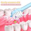 10pcs Kids Toothbrush Soft Bristle Toothbrush for Kids Colorful Letter Rubberized Handle 6-12 Years Old Boys and Girls view 3
