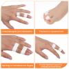 0.6'' x 32.8 feet Athletic Tape for Fingers Toes Hands 2 Rolls Finger Tape Sweat-Proof Sports Cotton Tapes for Rock Climbing Volleyball Tapes Football (White) view 3