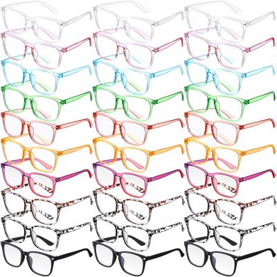 Jerify 30 Pack Blue Light Glasses for Woman Men, 10 Colors