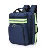 IOCCIOBB First Aid Bag Empty, Professional Supplies Haversack Bag First Aid Kits Bag with Inner Dividers for Home Health Nurse, Community Care(Navy Blue) view 1