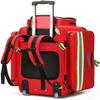 IOCCIOBB Large Capacity Trolley Box Type First Aid Kit, Professional Multi-Functional Trauma Bag, Portable Emergency Survival(Blue) view 2