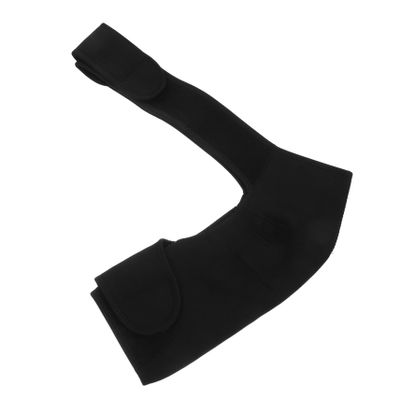 FRCOLOR Adjustable Shoulder Support Pad for Sports Left Shoulder Dual-Direction Protection Breathable Neoprene for Active Users