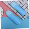 FONDOTIN 2pcs Plastic Toothbrush Tube Travel Case for Brush and Paste Portable Storage view 3