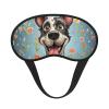 Fun Dogs Sleep Mask for Men Women Blackout Eye Masks for Sleep, Relaxing Zero Pressure Night Blindfold Soft Breathable Eye Cover for Travel, Night Work, Nap, Office