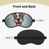Fun Dogs Sleep Mask for Men Women Blackout Eye Masks for Sleep, Relaxing Zero Pressure Night Blindfold Soft Breathable Eye Cover for Travel, Night Work, Nap, Office view 2