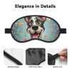 Fun Dogs Sleep Mask for Men Women Blackout Eye Masks for Sleep, Relaxing Zero Pressure Night Blindfold Soft Breathable Eye Cover for Travel, Night Work, Nap, Office view 3