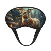Christmas Gift Reindeer Sleep Mask for Men Women Blackout Eye Masks for Sleep, Relaxing Zero Pressure Night Blindfold Soft Breathable Eye Cover for Travel, Night Work, Nap, Office view 1