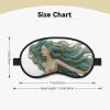 Art Mermaid Sleep Mask for Men Women Blackout Eye Masks for Sleep, Relaxing Zero Pressure Night Blindfold Soft Breathable Eye Cover for Travel, Night Work, Nap, Office view 4
