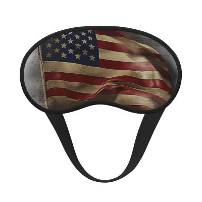 American Flag Sleep Mask for Men Women Blackout Eye Masks for Sleep, Relaxing Zero Pressure Night Blindfold Soft Breathable Eye Cover for Travel, Night Work, Nap, Office