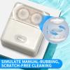 Contact Lens Cleaner Machine for RGP only Ortho-K Lens Cleaning Machine, Automatic Dual Chamber Washer for RGP and Orthokeratology Lenses, White view 3