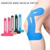 10 Pcs Kinesiology Tape for Knees,PreCut Knee Support Stability Sports Tapes,Water-proof and Elastic Muscles Joints Breathable Tapes,Athletic Bandages Supplies (Blue) view 4