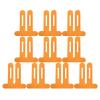 10 Pcs Kinesiology Tape for Knees,PreCut Knee Support Stability Sports Tapes,Water-proof and Elastic Muscles Joints Breathable Tapes,Athletic Bandages Supplies (Orange) view 1
