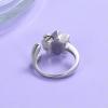 Bague funraire en Forme de tournesol Pour cendres, Souvenir en Acier inoxydable, Pour Femme-9 view 3