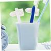 VALICLUD 8pcs Dual-Head Portable Travel Toothbrush Set for Boys and Girls and Adults Mini Size for False Teeth and Retainers Compact Tooth Cleaning Brush for-The-Go Oral Care view 4