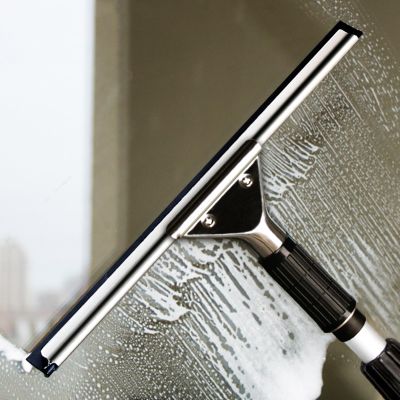EXCLURA Wide Squeegee for Window Cleaning Long Pole, Window Cleaner Tool Shower Squeegee for Glass Doors, Cleaning Windows Tools with Replacement Cloth(6m/19.7ft)