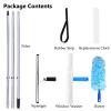 EXCLURA Wide Squeegee for Window Cleaning Long Pole, Window Cleaner Tool Shower Squeegee for Glass Doors, Cleaning Windows Tools with Replacement Cloth(6m/19.7ft) view 2